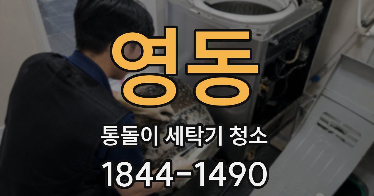 영동 통돌이 세탁기 청소