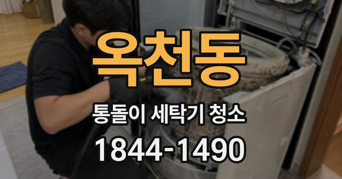 옥천동 통돌이 세탁기 청소