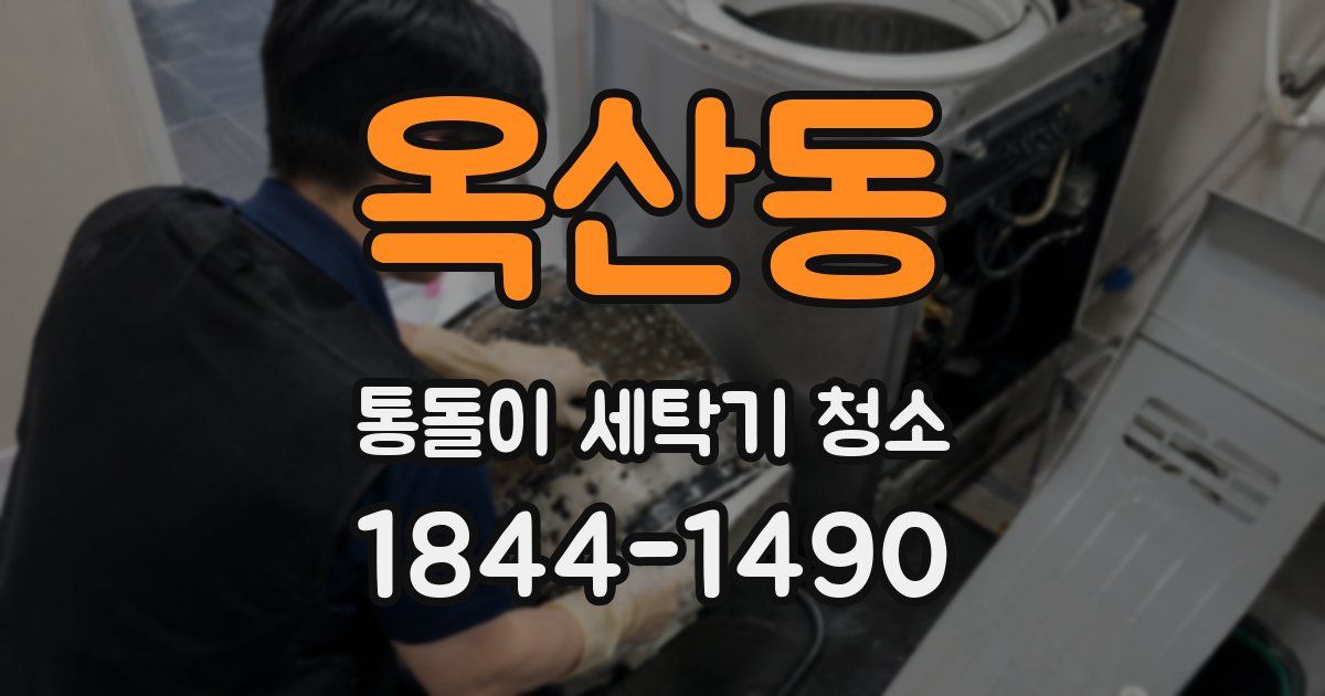 옥산동 통돌이 세탁기 청소