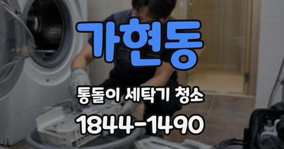 가현동 통돌이 세탁기 청소