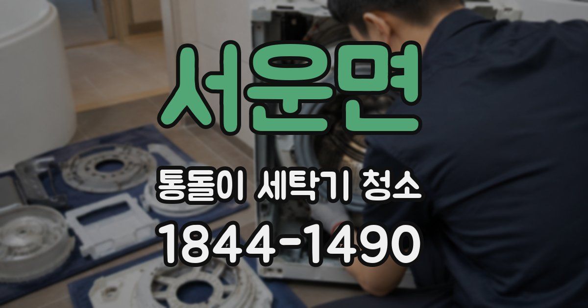서운면 통돌이 세탁기 청소