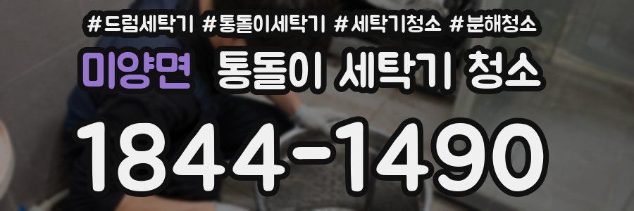 미양면 통돌이 세탁기 청소