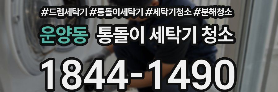 운양동 통돌이 세탁기 청소