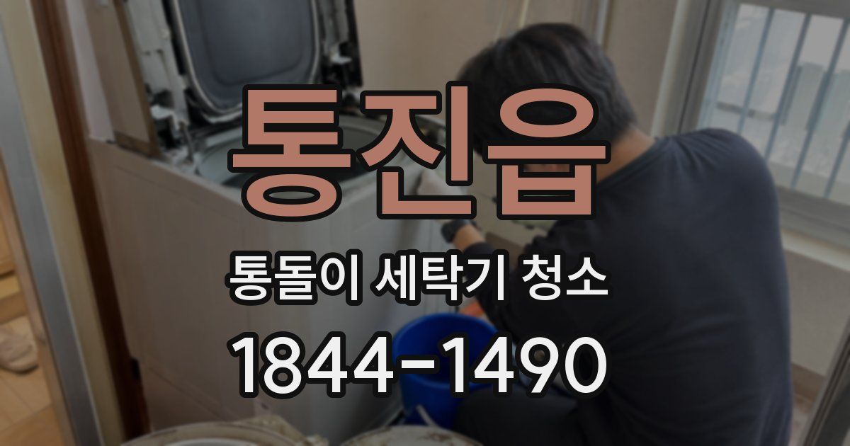 통진읍 통돌이 세탁기 청소