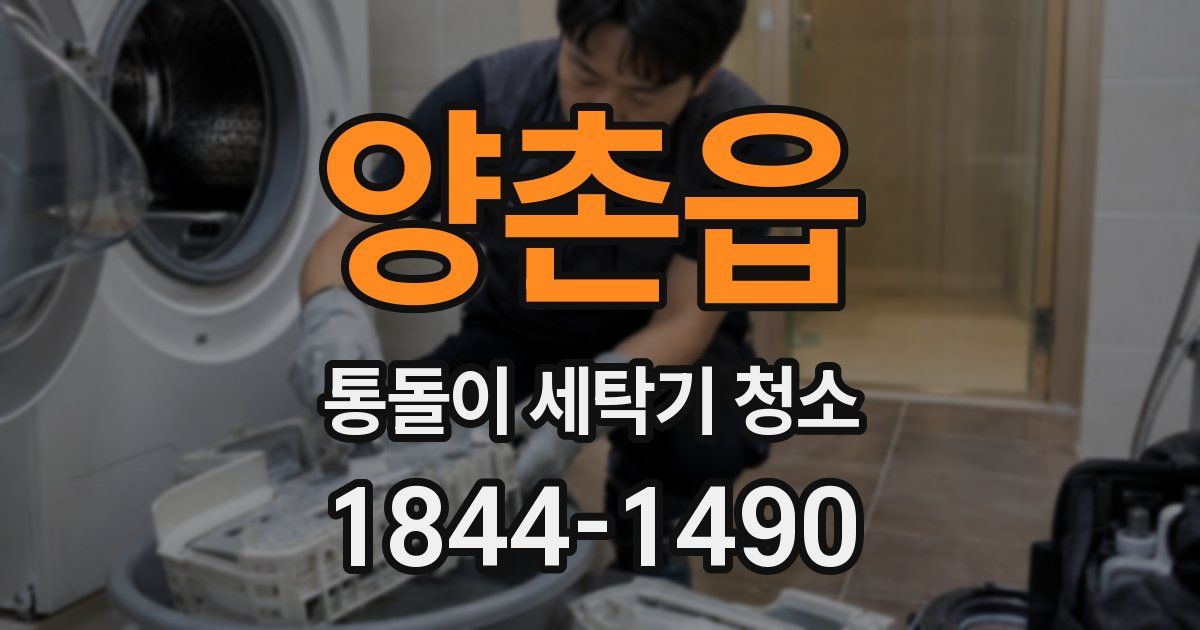 양촌읍 통돌이 세탁기 청소