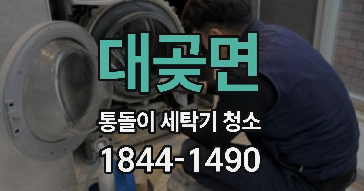 대곶면 통돌이 세탁기 청소