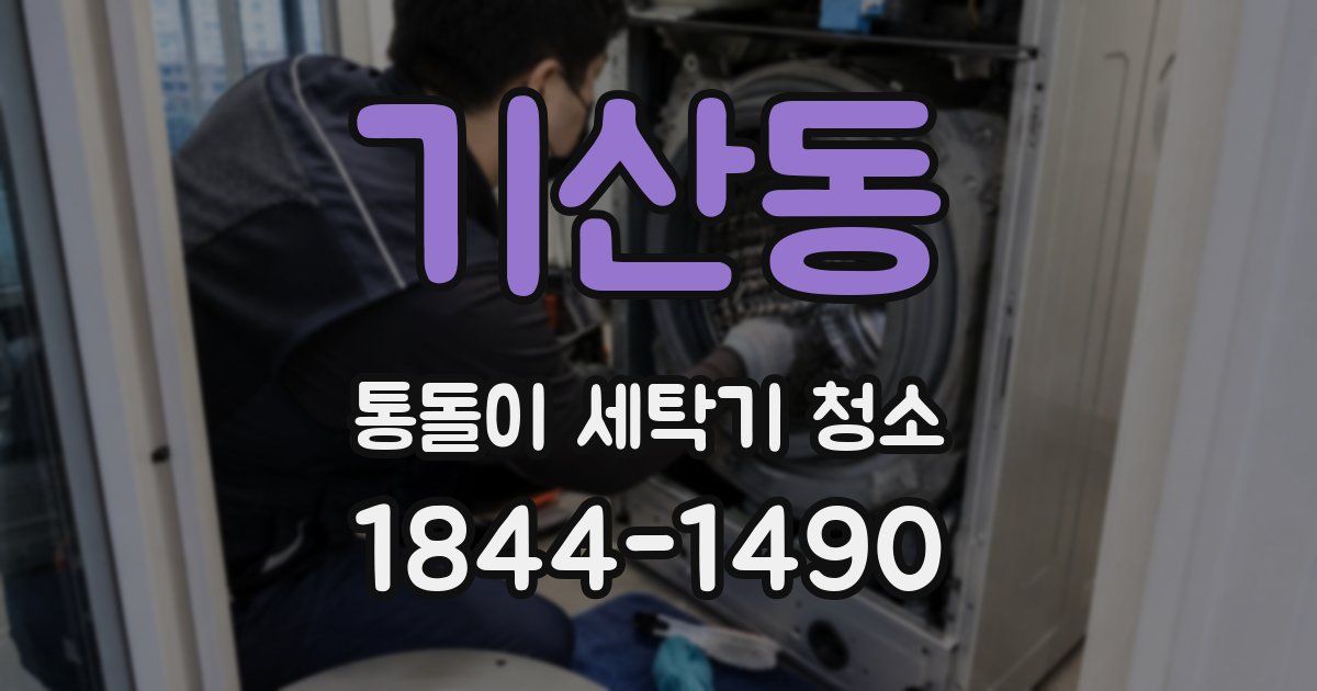 기산동 통돌이 세탁기 청소