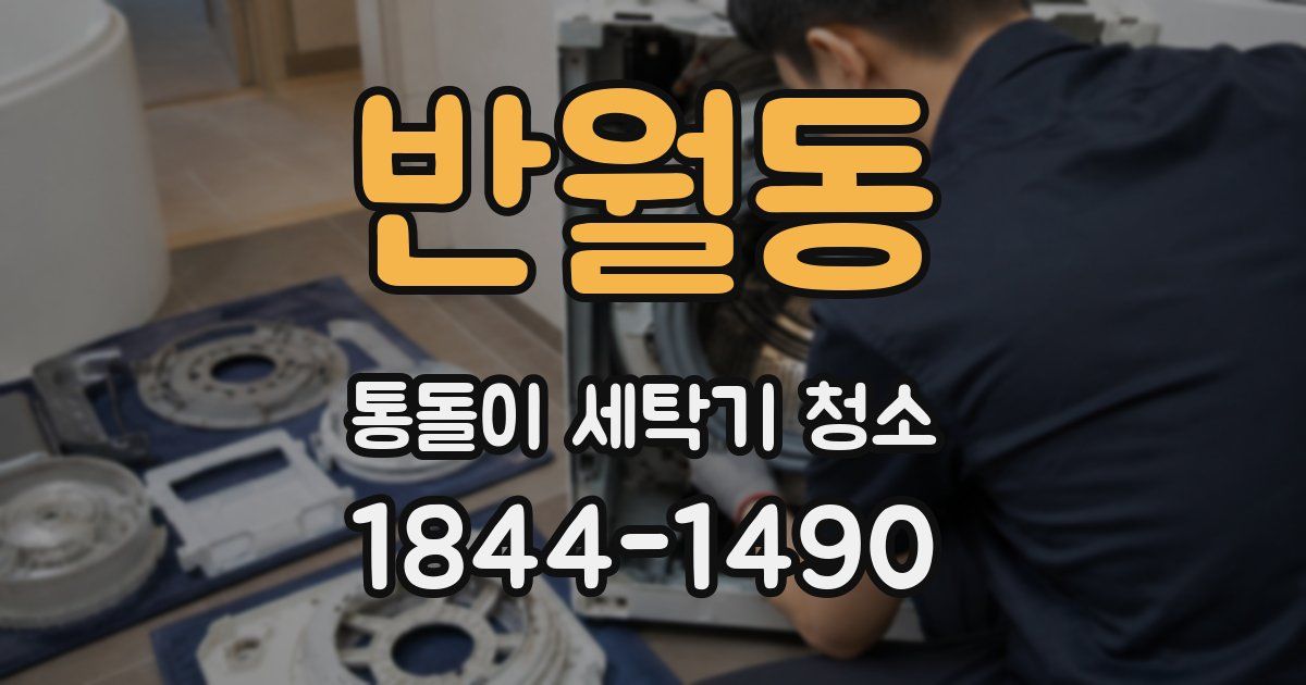 반월동 통돌이 세탁기 청소