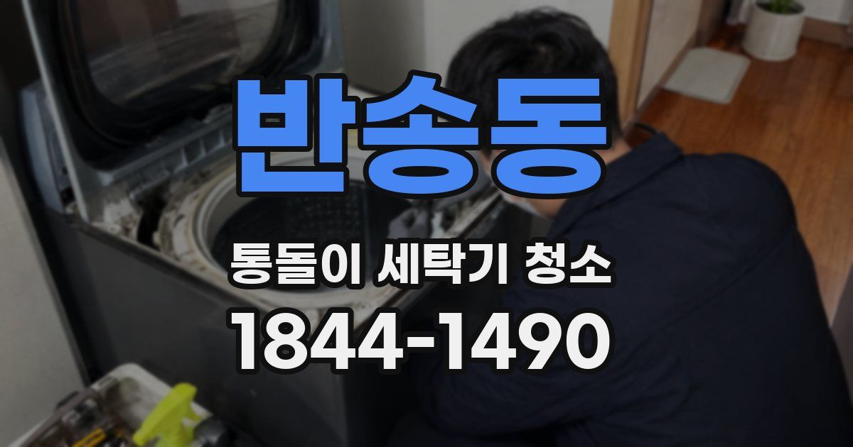 반송동 통돌이 세탁기 청소