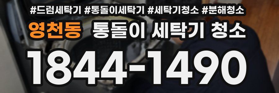 영천동 통돌이 세탁기 청소