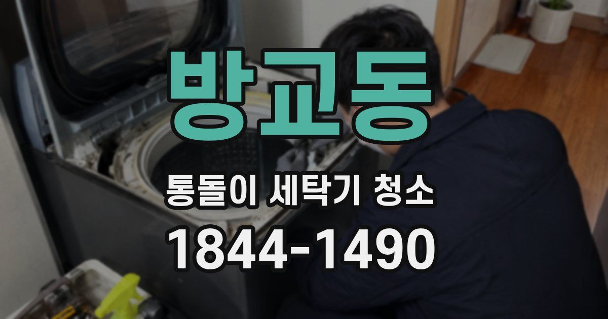 방교동 통돌이 세탁기 청소