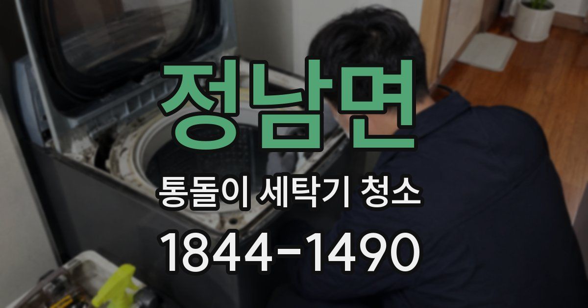 정남면 통돌이 세탁기 청소