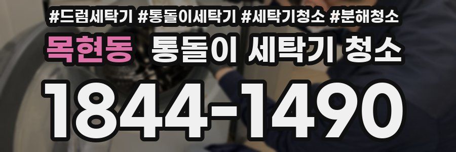 목현동 통돌이 세탁기 청소