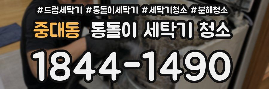 중대동 통돌이 세탁기 청소