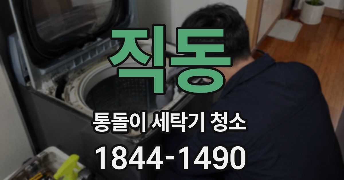 직동 통돌이 세탁기 청소