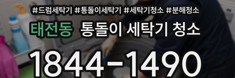 태전동 통돌이 세탁기 청소