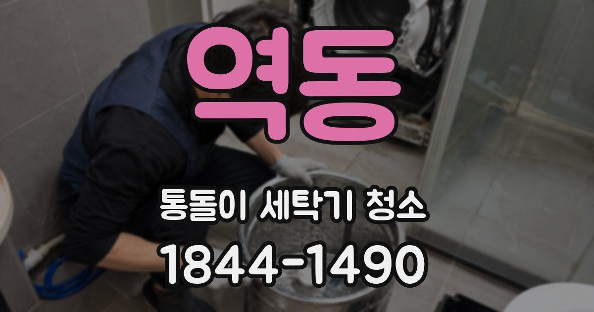 역동 통돌이 세탁기 청소