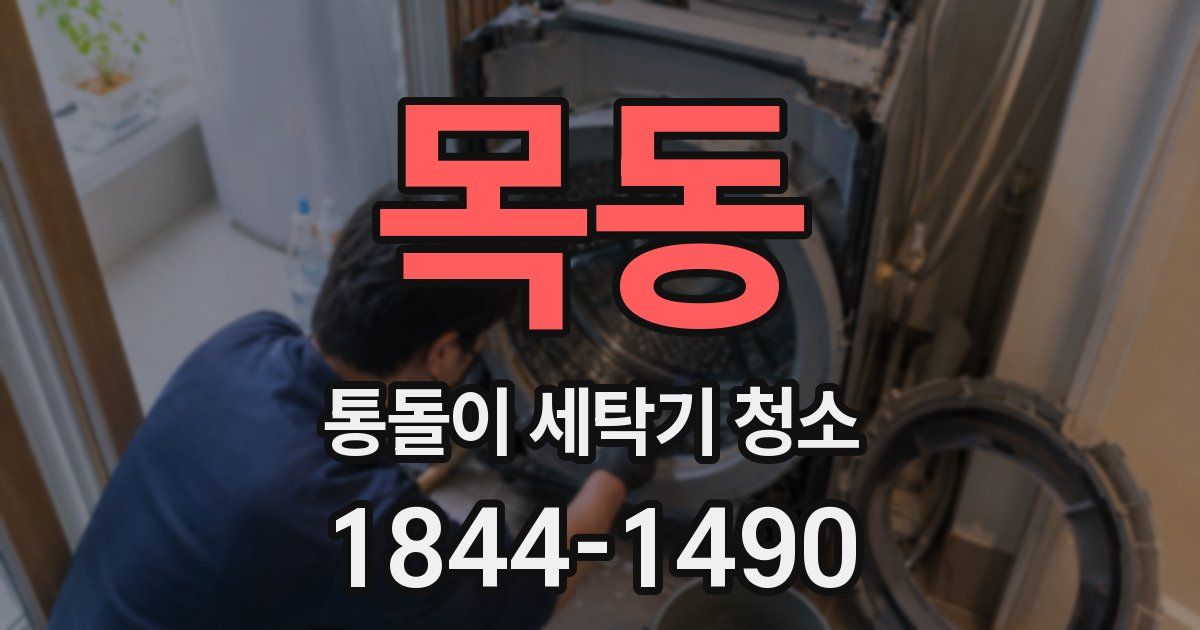 목동 통돌이 세탁기 청소