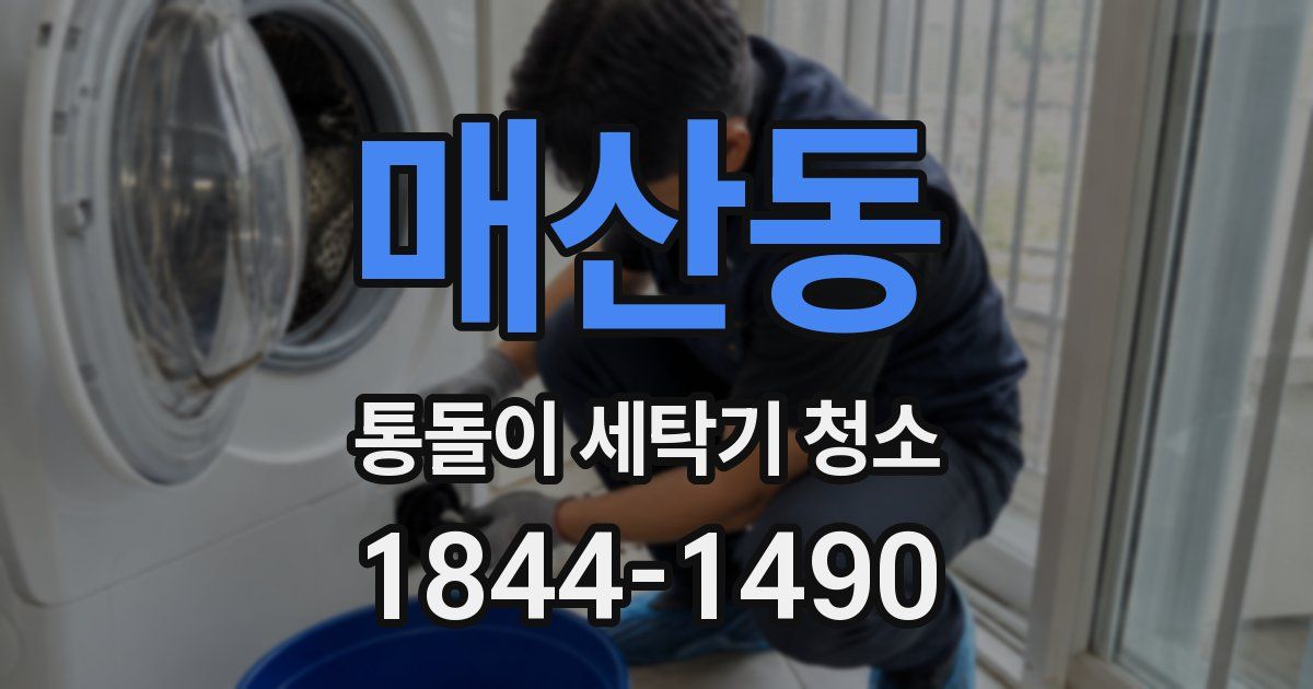 매산동 통돌이 세탁기 청소