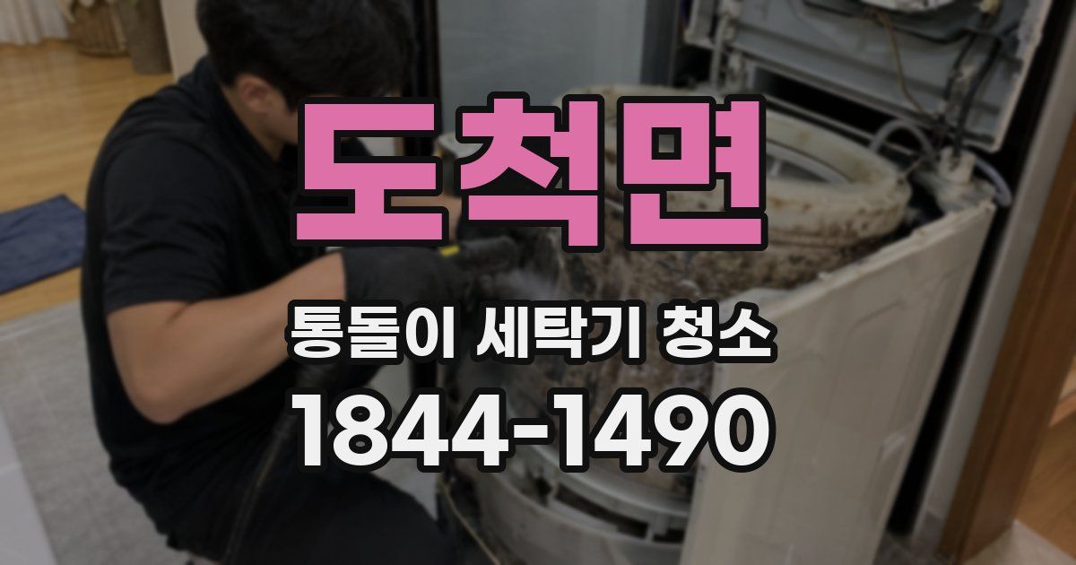 도척면 통돌이 세탁기 청소