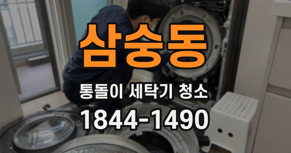삼숭동 통돌이 세탁기 청소