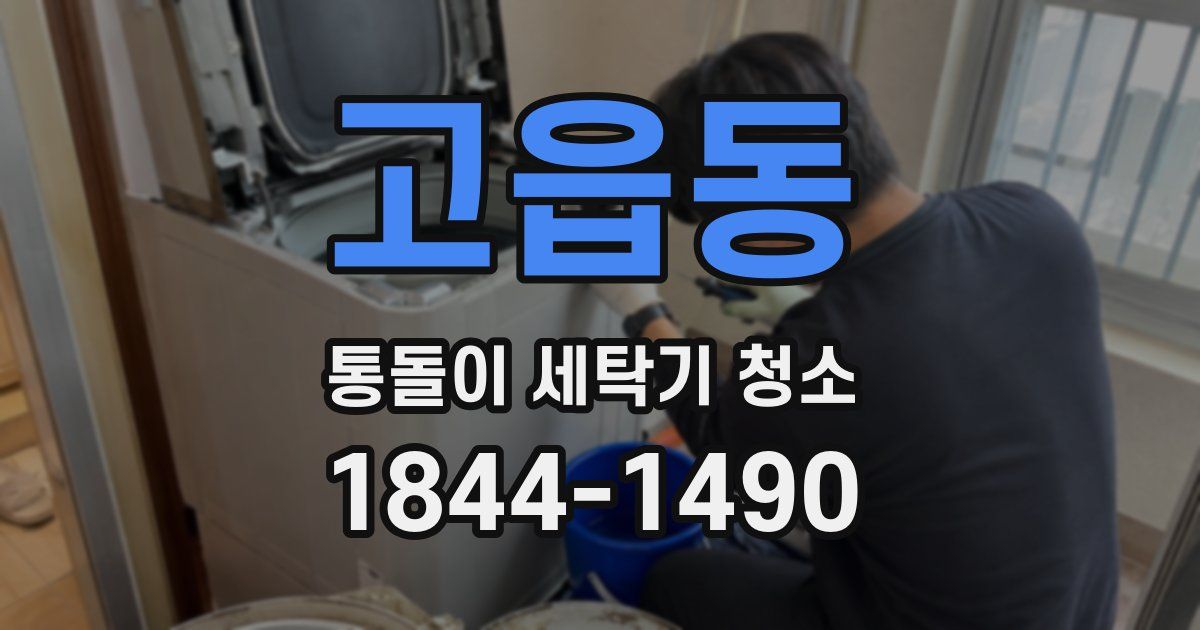 고읍동 통돌이 세탁기 청소