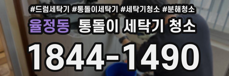 율정동 통돌이 세탁기 청소