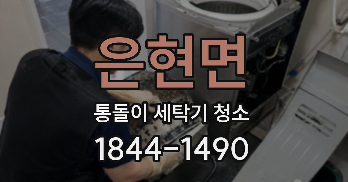 은현면 통돌이 세탁기 청소
