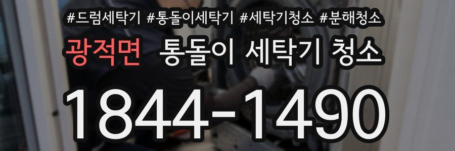 광적면 통돌이 세탁기 청소