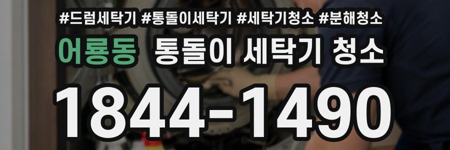 어룡동 통돌이 세탁기 청소