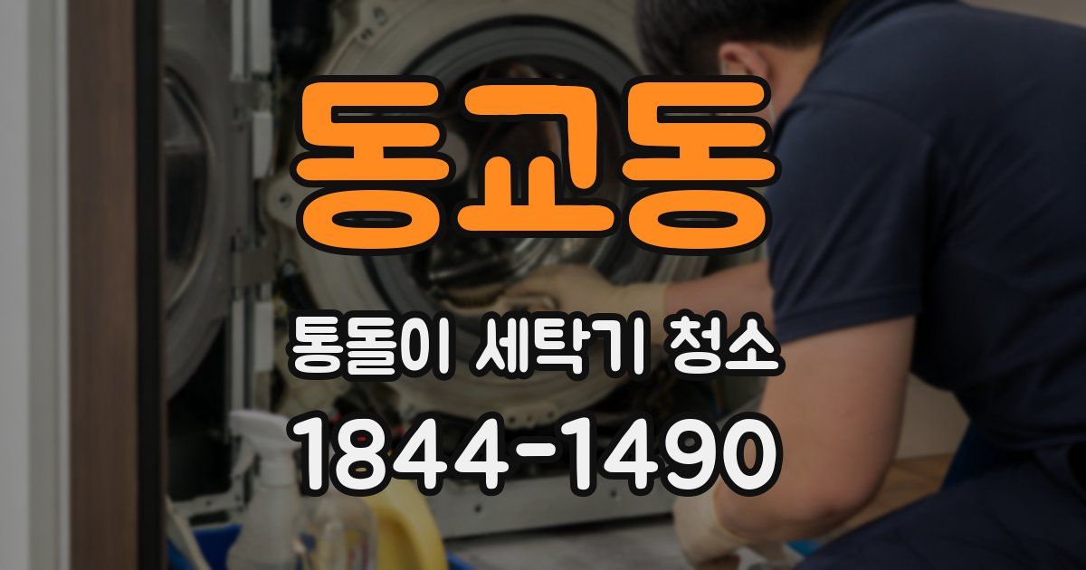 동교동 통돌이 세탁기 청소