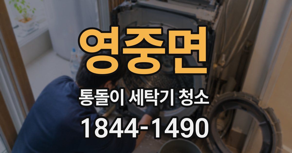 영중면 통돌이 세탁기 청소