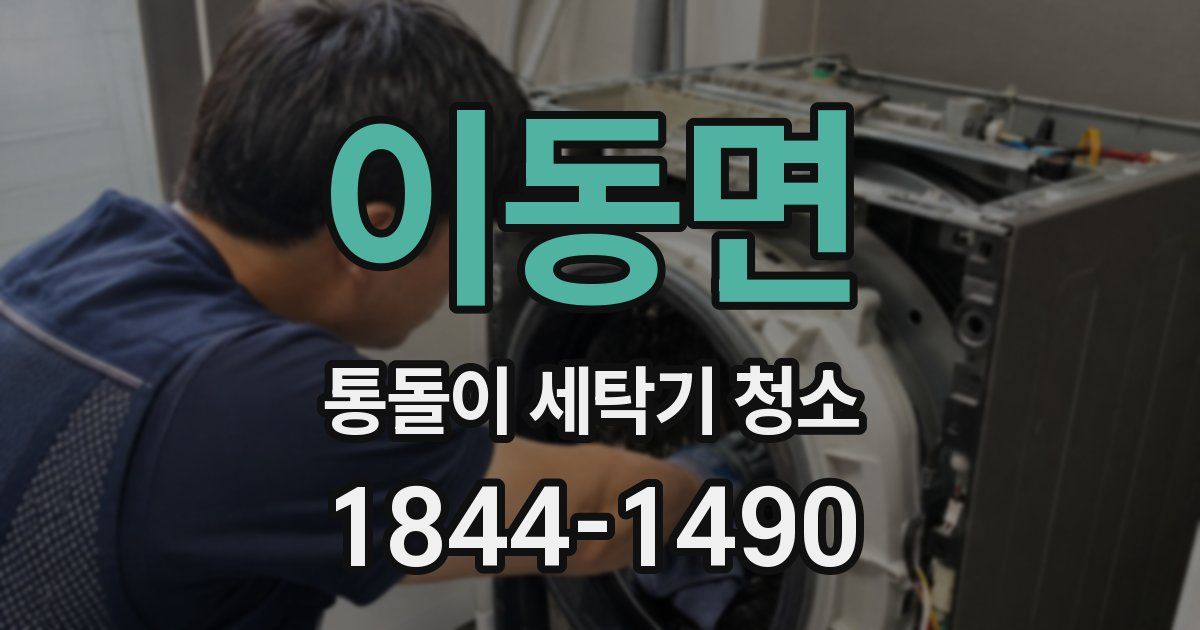 이동면 통돌이 세탁기 청소