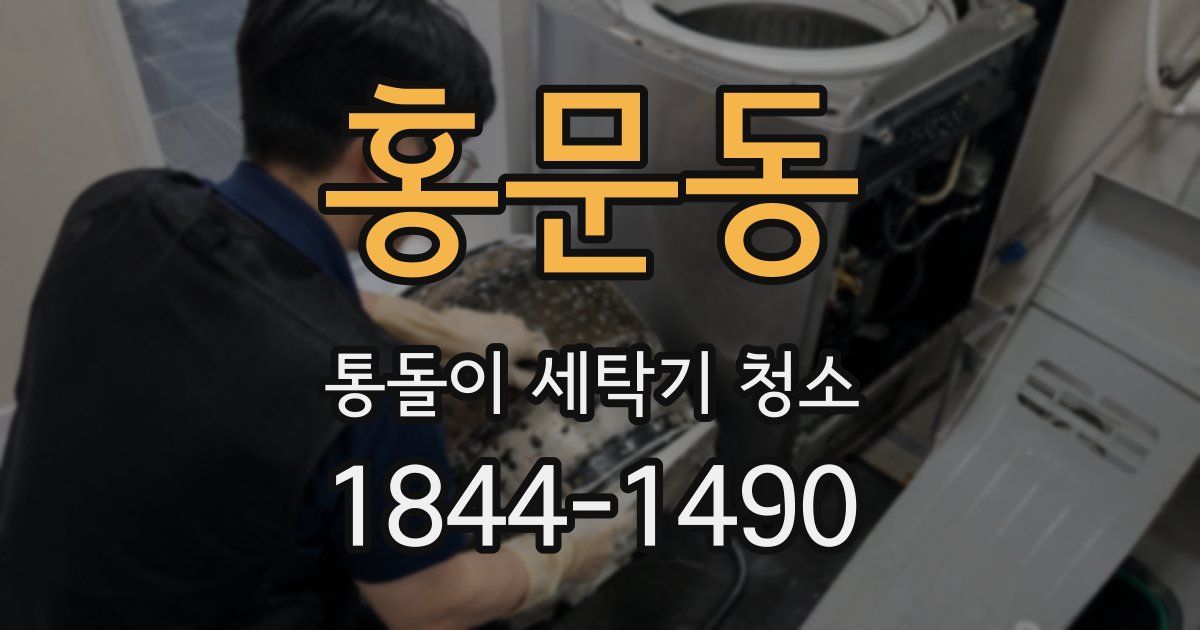 홍문동 통돌이 세탁기 청소