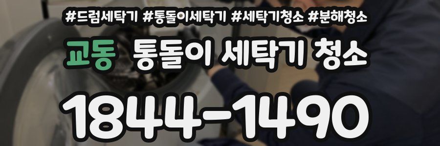 교동 통돌이 세탁기 청소