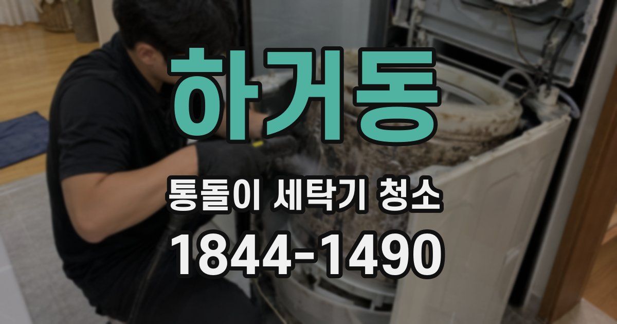 하거동 통돌이 세탁기 청소
