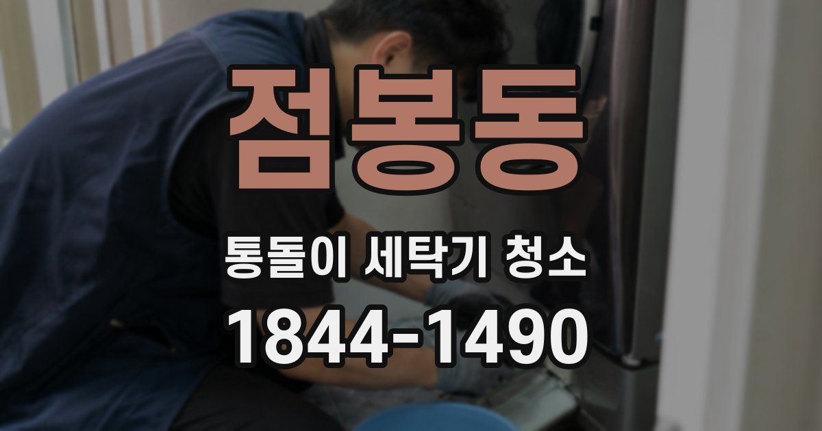 점봉동 통돌이 세탁기 청소