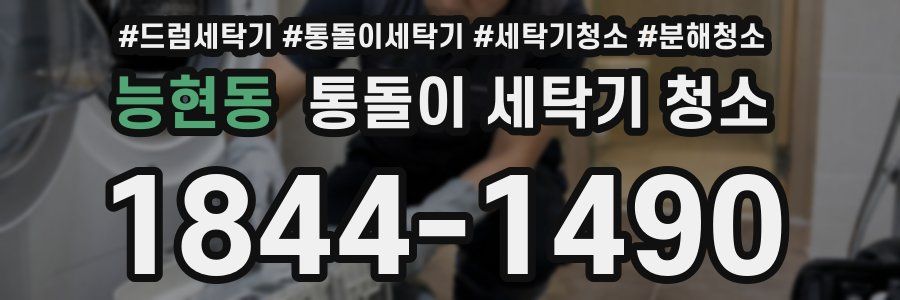 능현동 통돌이 세탁기 청소