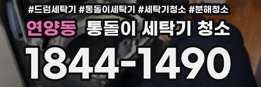 연양동 통돌이 세탁기 청소