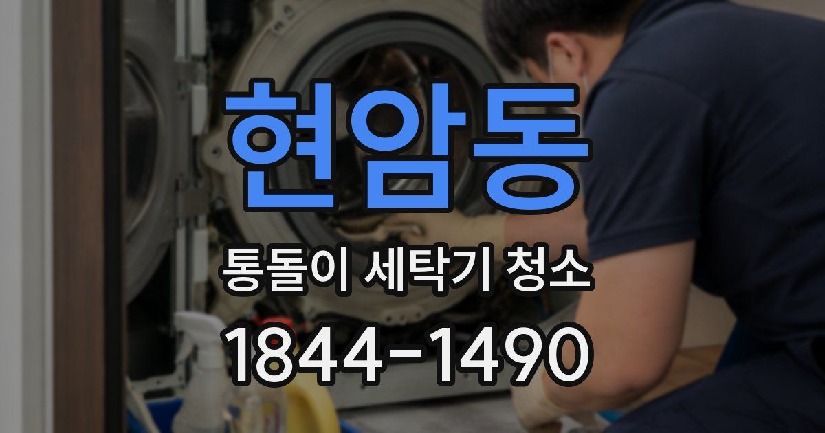 현암동 통돌이 세탁기 청소