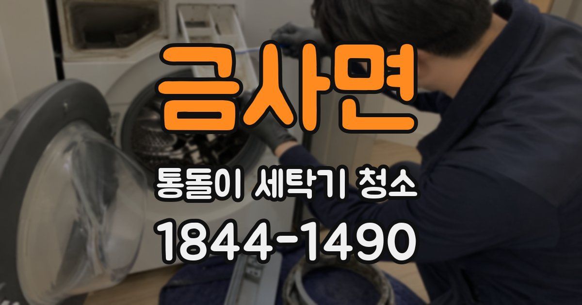 금사면 통돌이 세탁기 청소