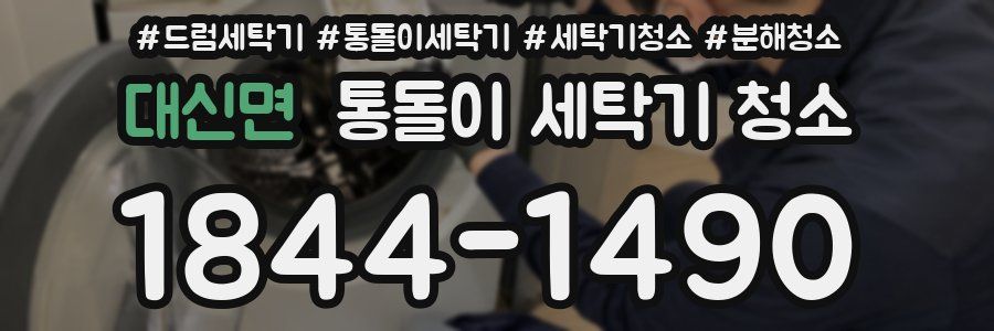 대신면 통돌이 세탁기 청소