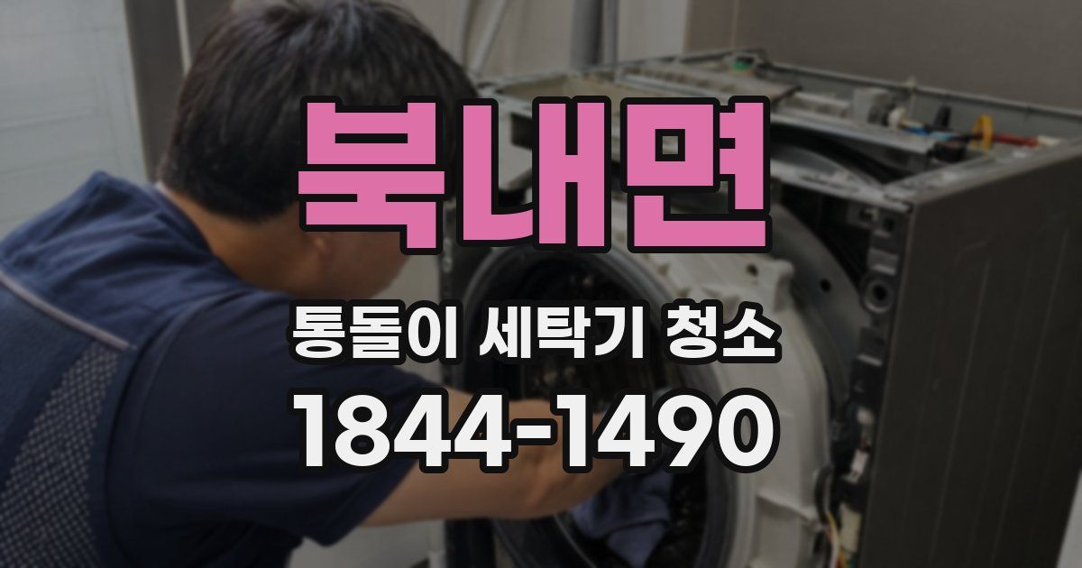 북내면 통돌이 세탁기 청소