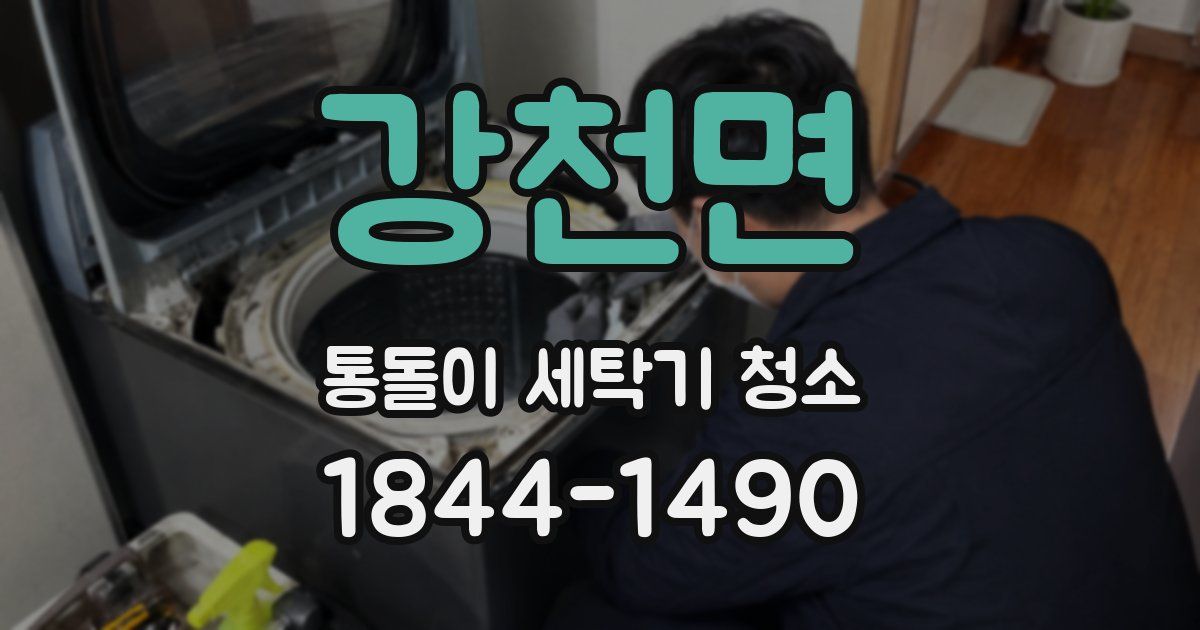 강천면 통돌이 세탁기 청소