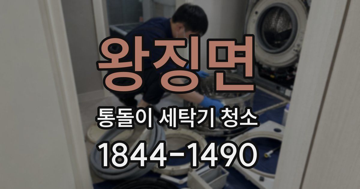 왕징면 통돌이 세탁기 청소