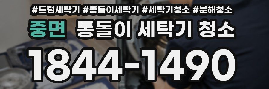 중면 통돌이 세탁기 청소