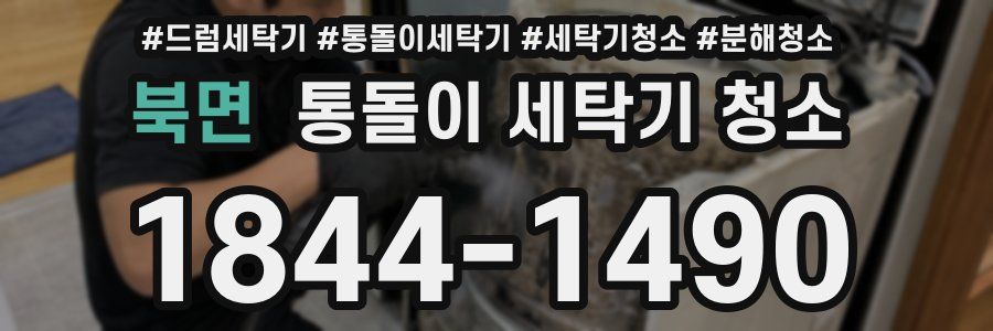 북면 통돌이 세탁기 청소