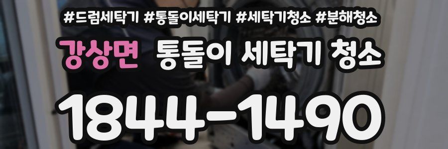 강상면 통돌이 세탁기 청소