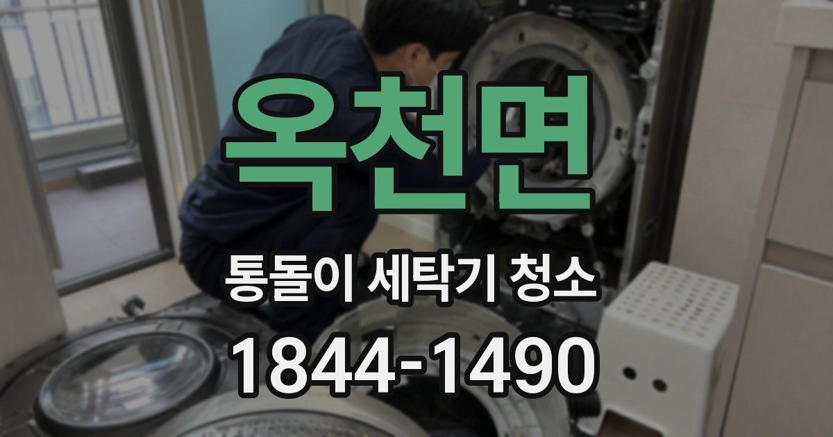 옥천면 통돌이 세탁기 청소