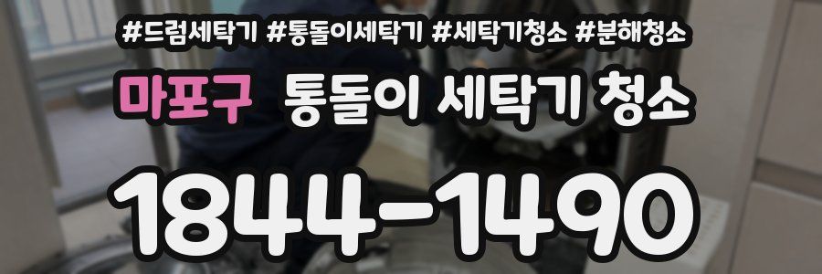 마포구 통돌이 세탁기 청소